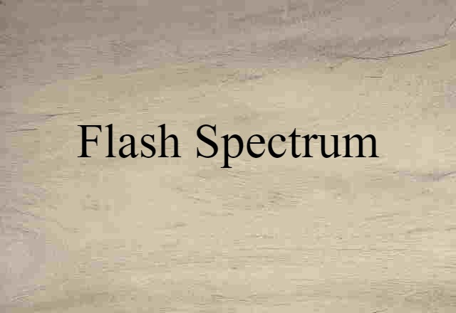 flash spectrum