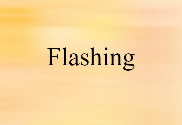 flashing