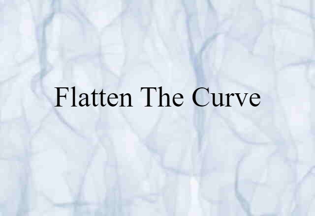 flatten the curve