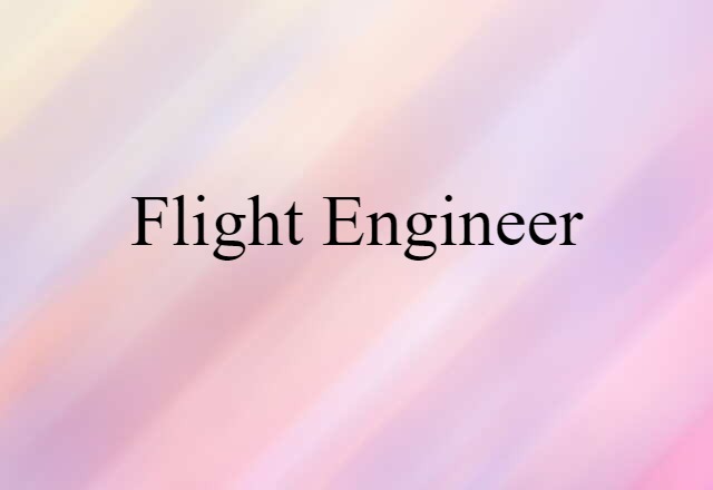 flight engineer