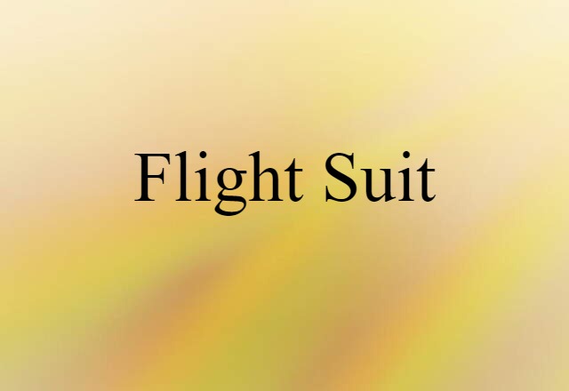 flight suit