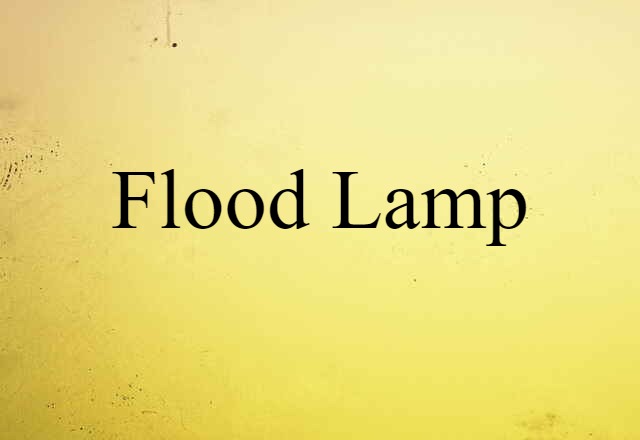 flood lamp