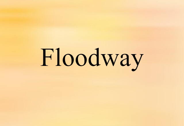 floodway