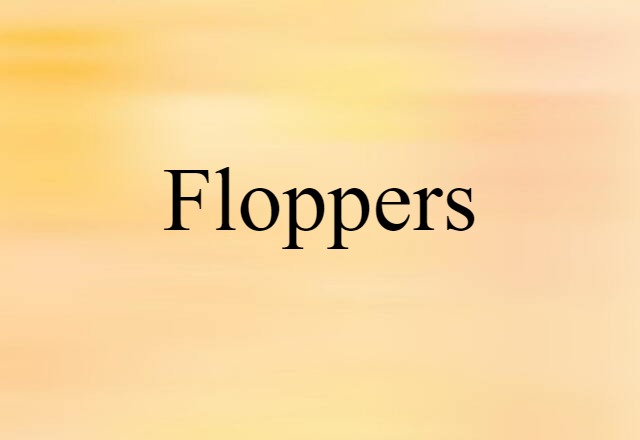 Floppers (noun) Definition, Meaning & Examples