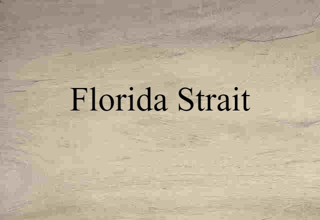 Florida Strait