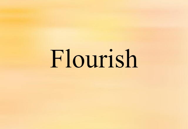 flourish