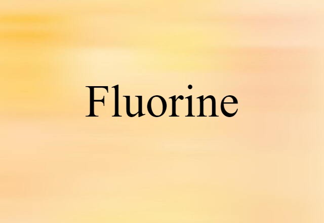 fluorine