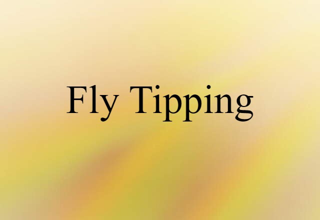 fly-tipping