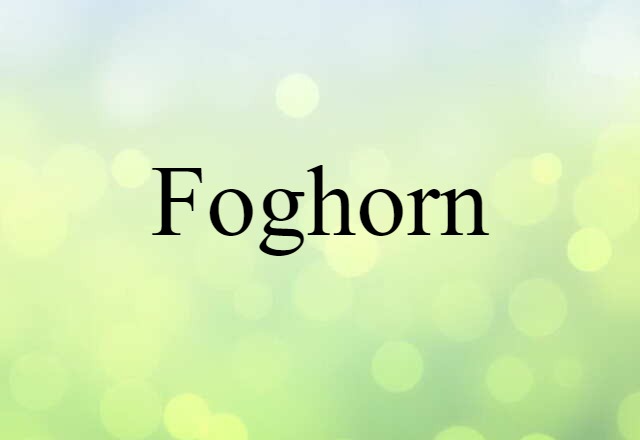 foghorn