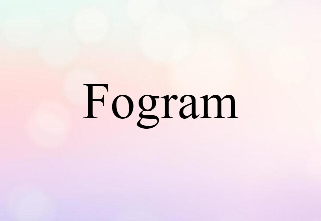 fogram