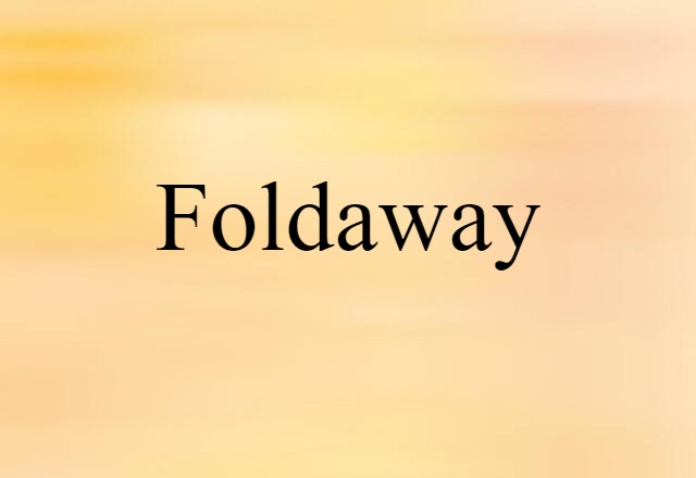 foldaway