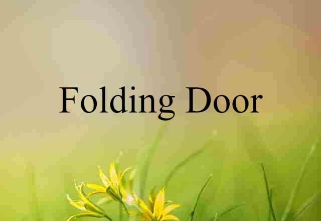 folding door