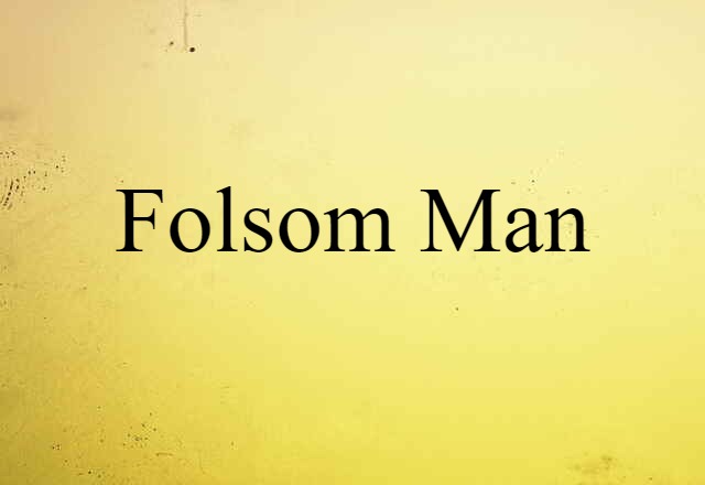 Folsom man