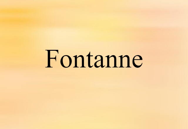 Fontanne