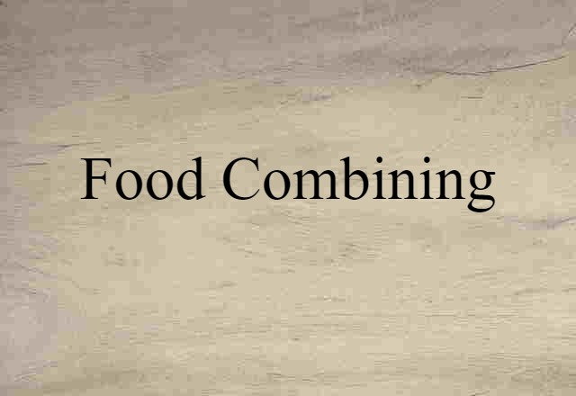 food combining