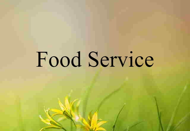 food service