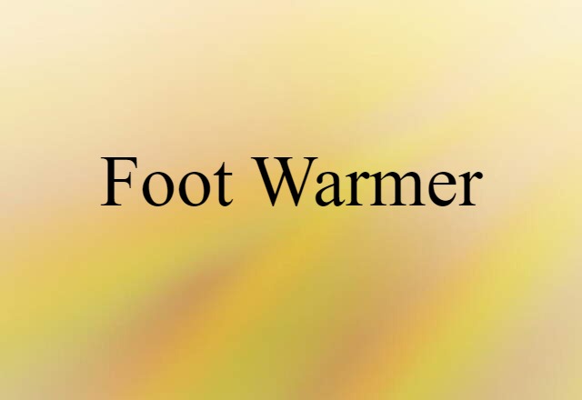 foot warmer