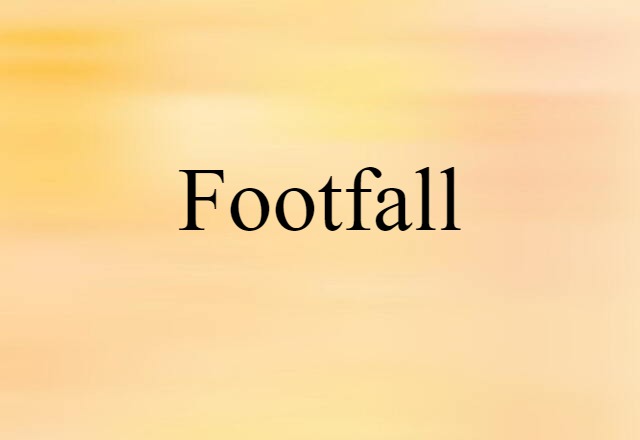 footfall