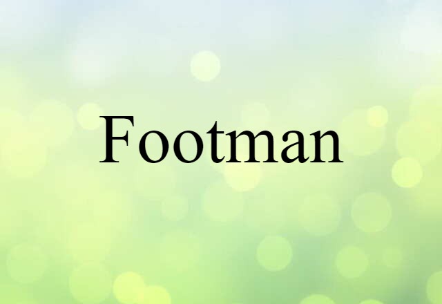 footman