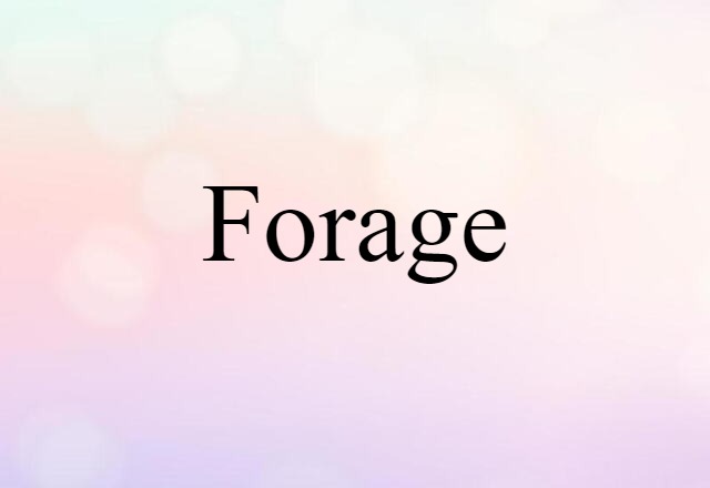 forage