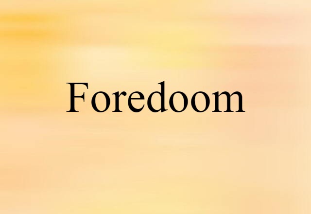 foredoom