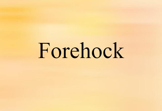 forehock