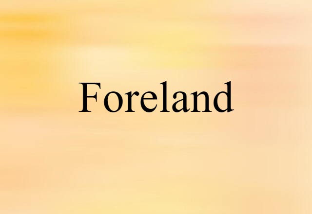 foreland