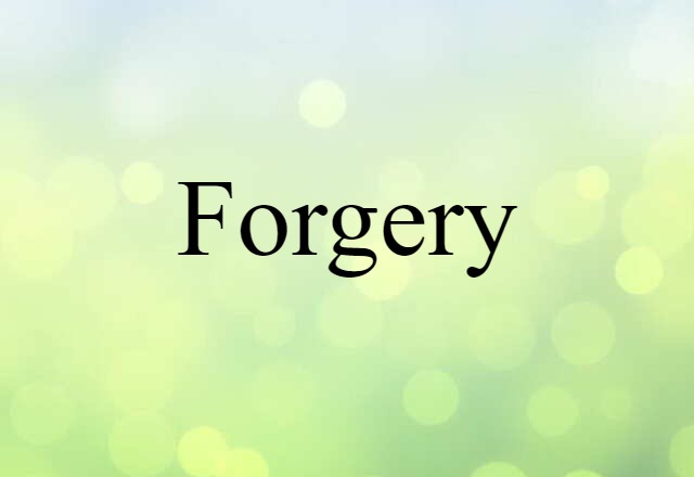 forgery