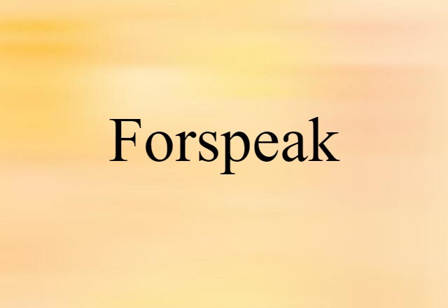 forspeak