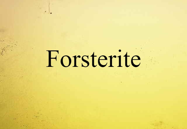 forsterite