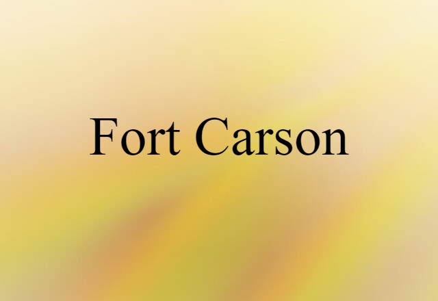 Fort Carson