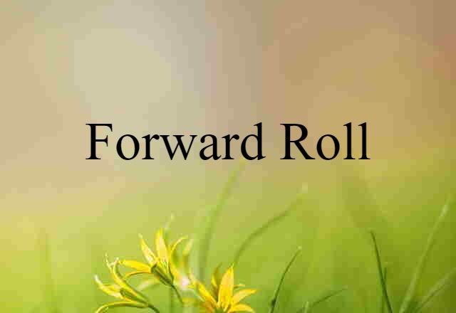 Forward Roll (noun) Definition, Meaning & Examples