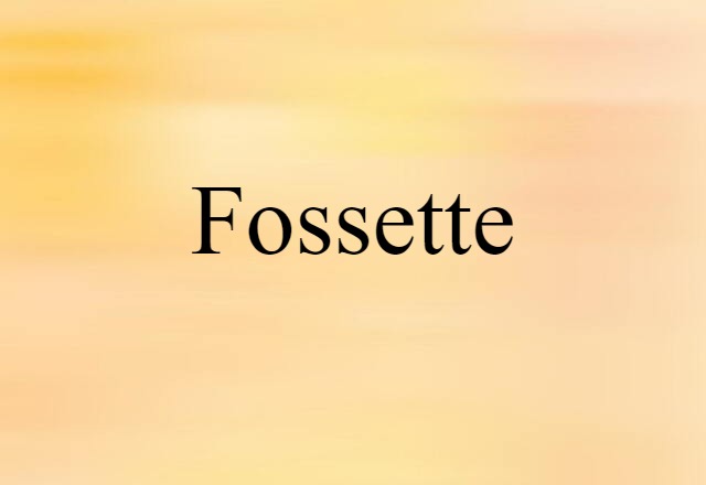 fossette