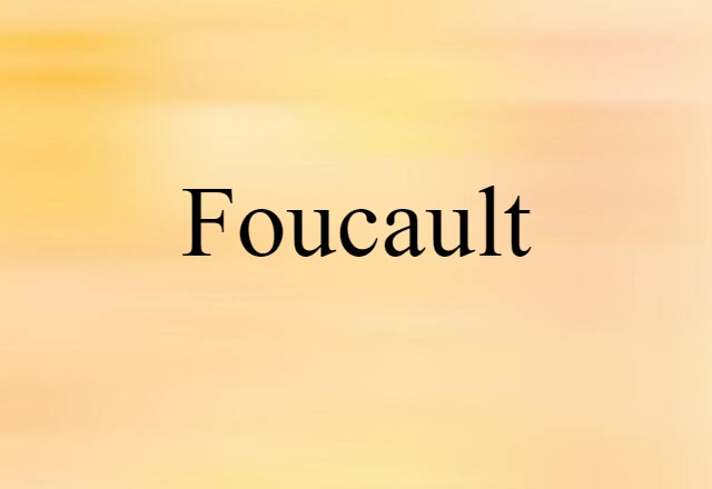 Foucault