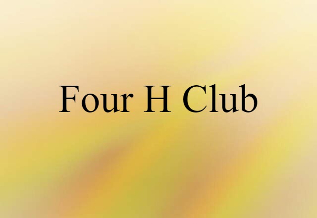 Four-H Club