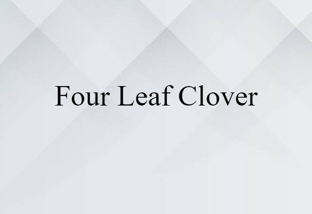 four-leaf clover