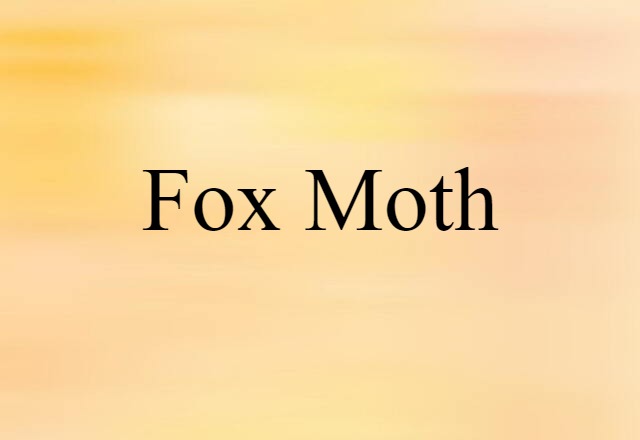 fox moth