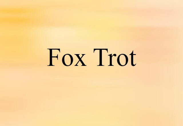 fox trot