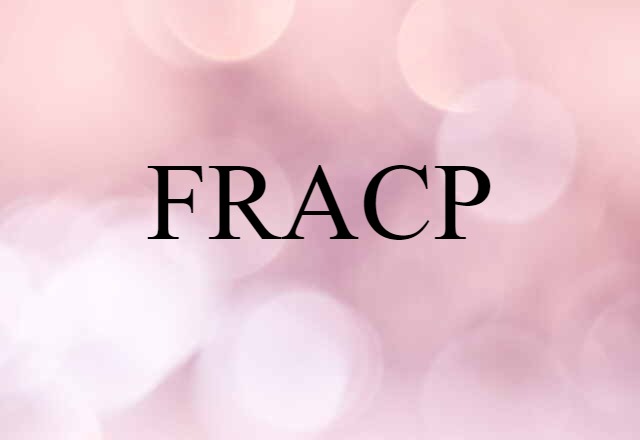 FRACP