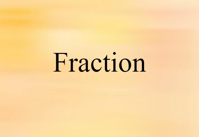 fraction