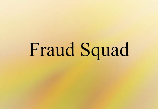 Fraud Squad