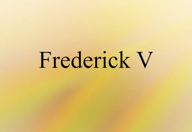 Frederick V