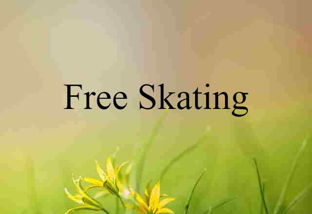 Free Skating (noun) Definition, Meaning & Examples