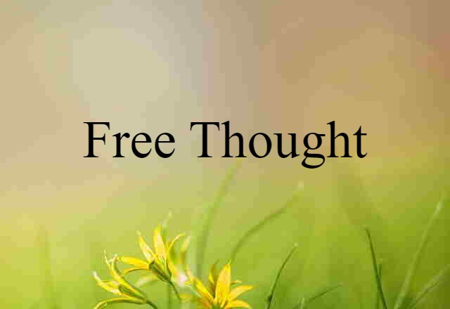 free thought