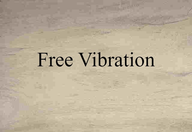 free vibration