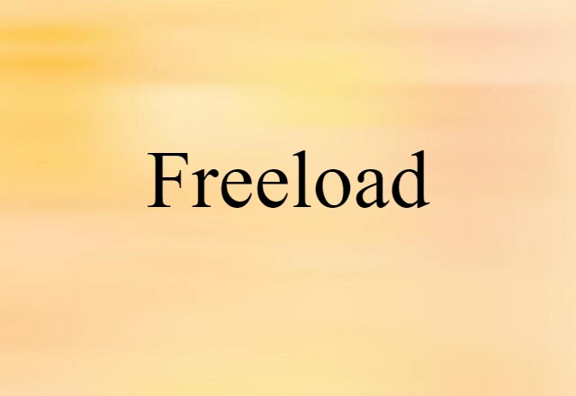 freeload