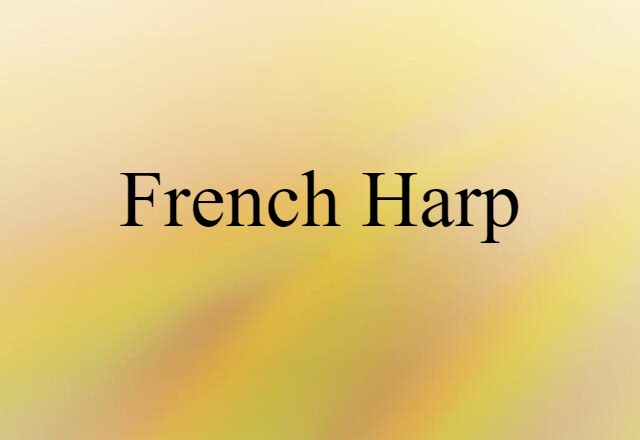 French harp