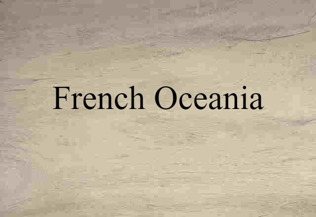 French Oceania