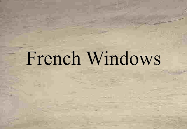 French windows