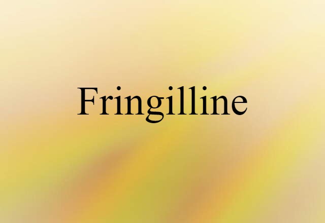 fringilline